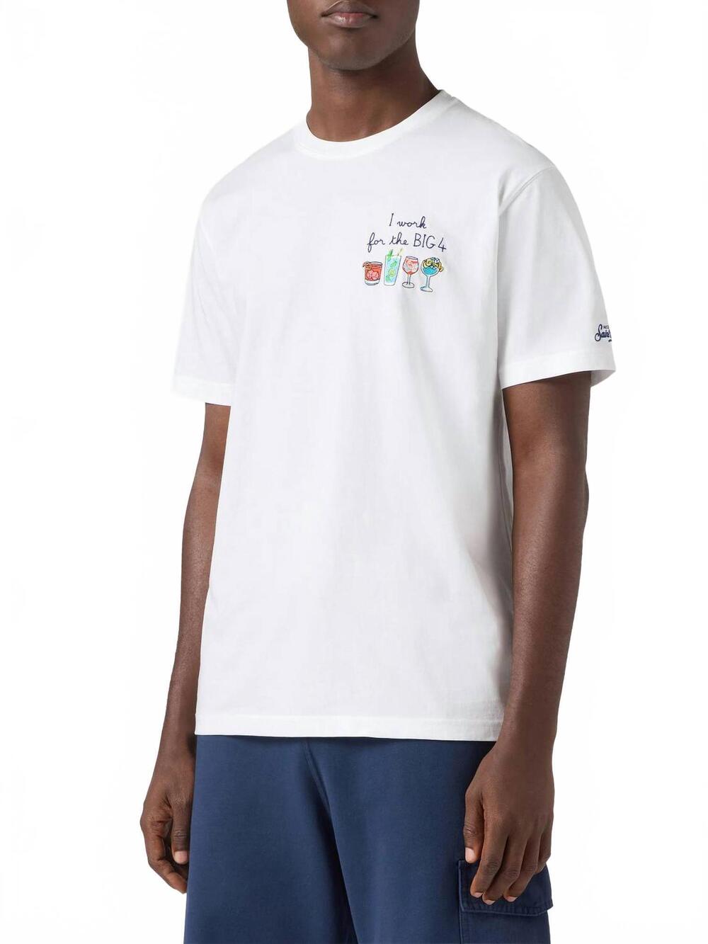 NEW MC2 SAINT BARTH portofino tee in big four